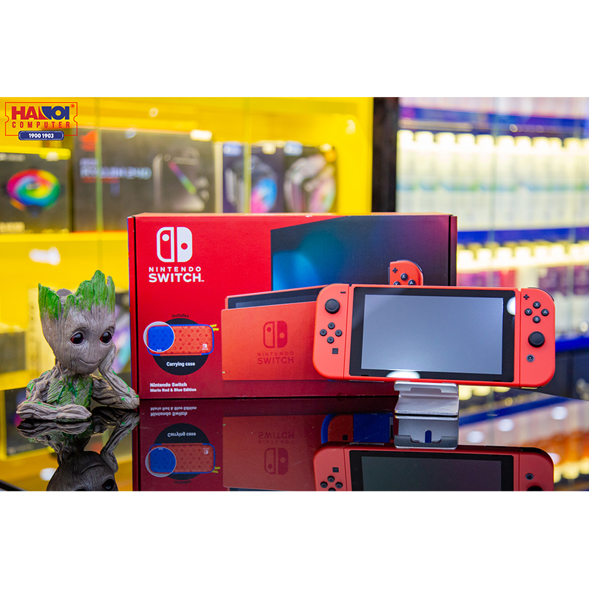 Máy chơi game Nintendo Switch Mario Red and Blue Edition Phiên bản V2 với thời lượng pin cao hơn trước