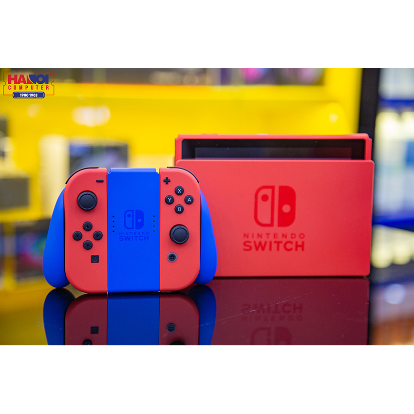 Máy chơi game Nintendo Switch Mario Red and Blue Edition Phiên bản V2 với thời lượng pin cao hơn trước