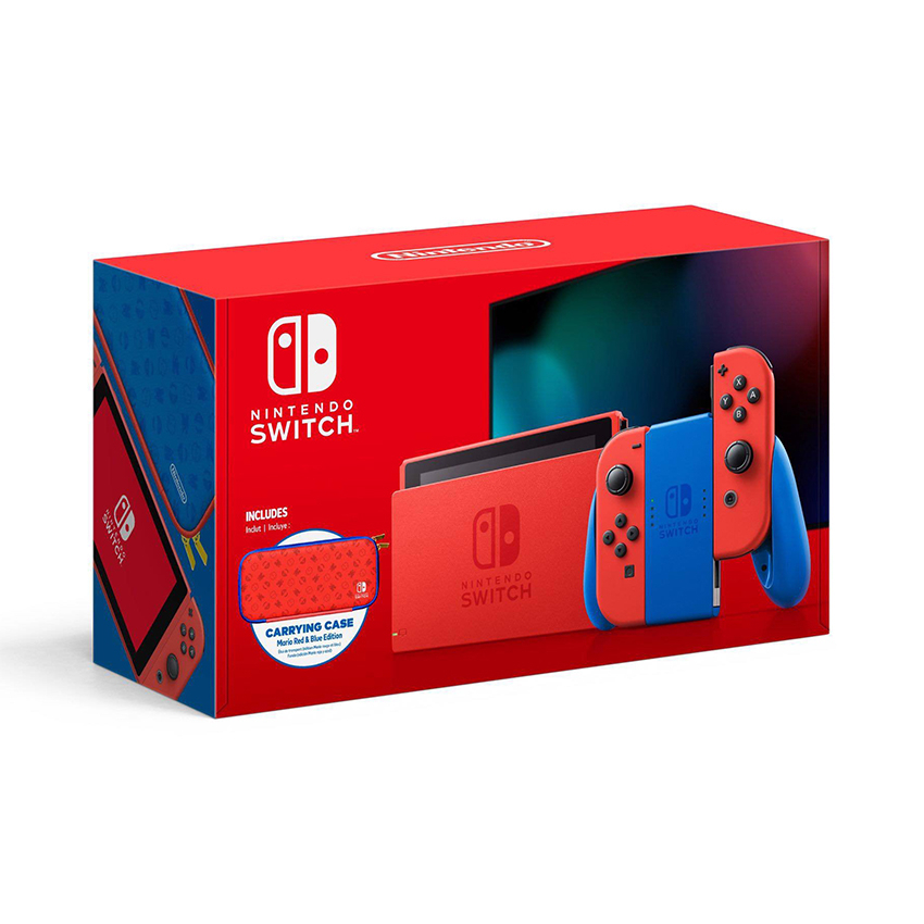 Máy chơi game Nintendo Switch Mario Red and Blue Edition Phiên bản V2 với thời lượng pin cao hơn trước