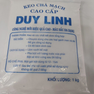Keo chà mạch - Bột trét mạch bịch 1kg Trắng Vàng Đỏ Giá xưởng