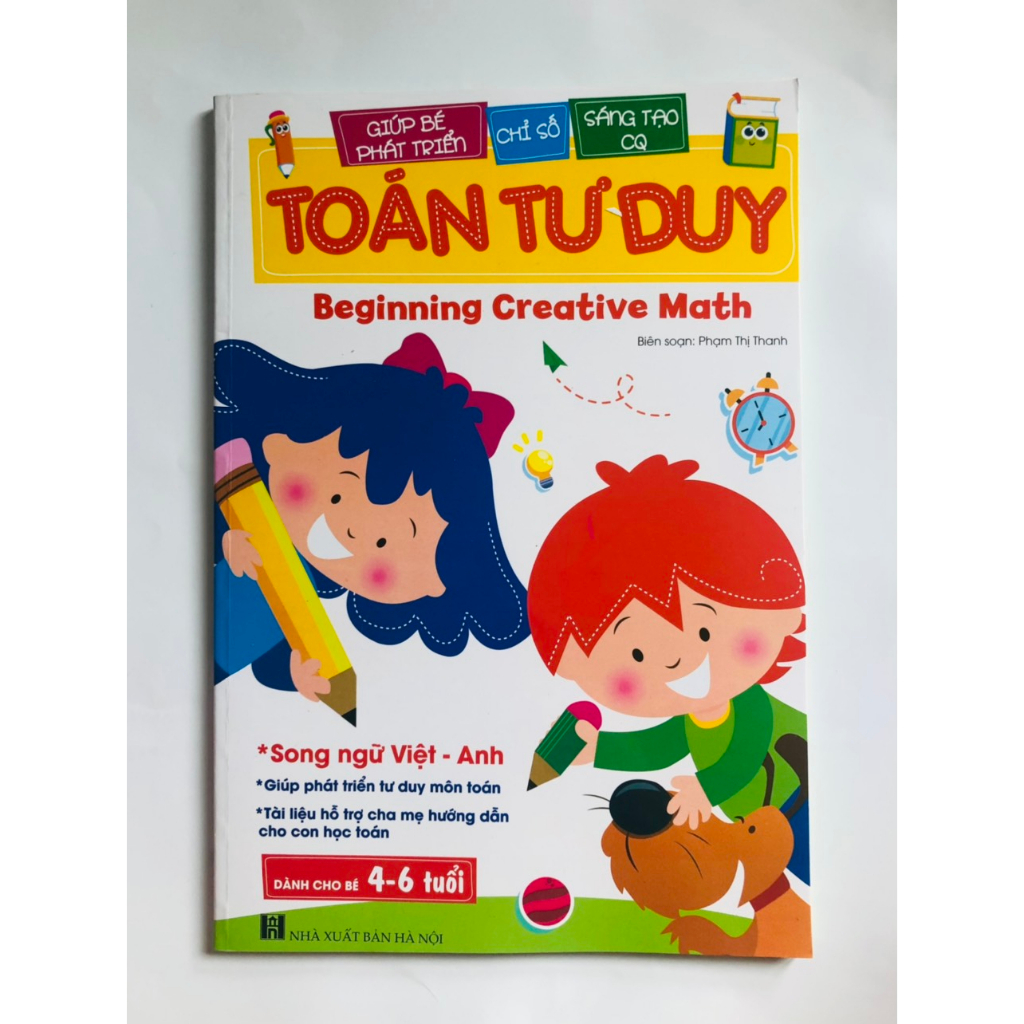 Sách Toán Tư Duy Beginning Creative Math (Cho bé từ 4-6 tuổi)