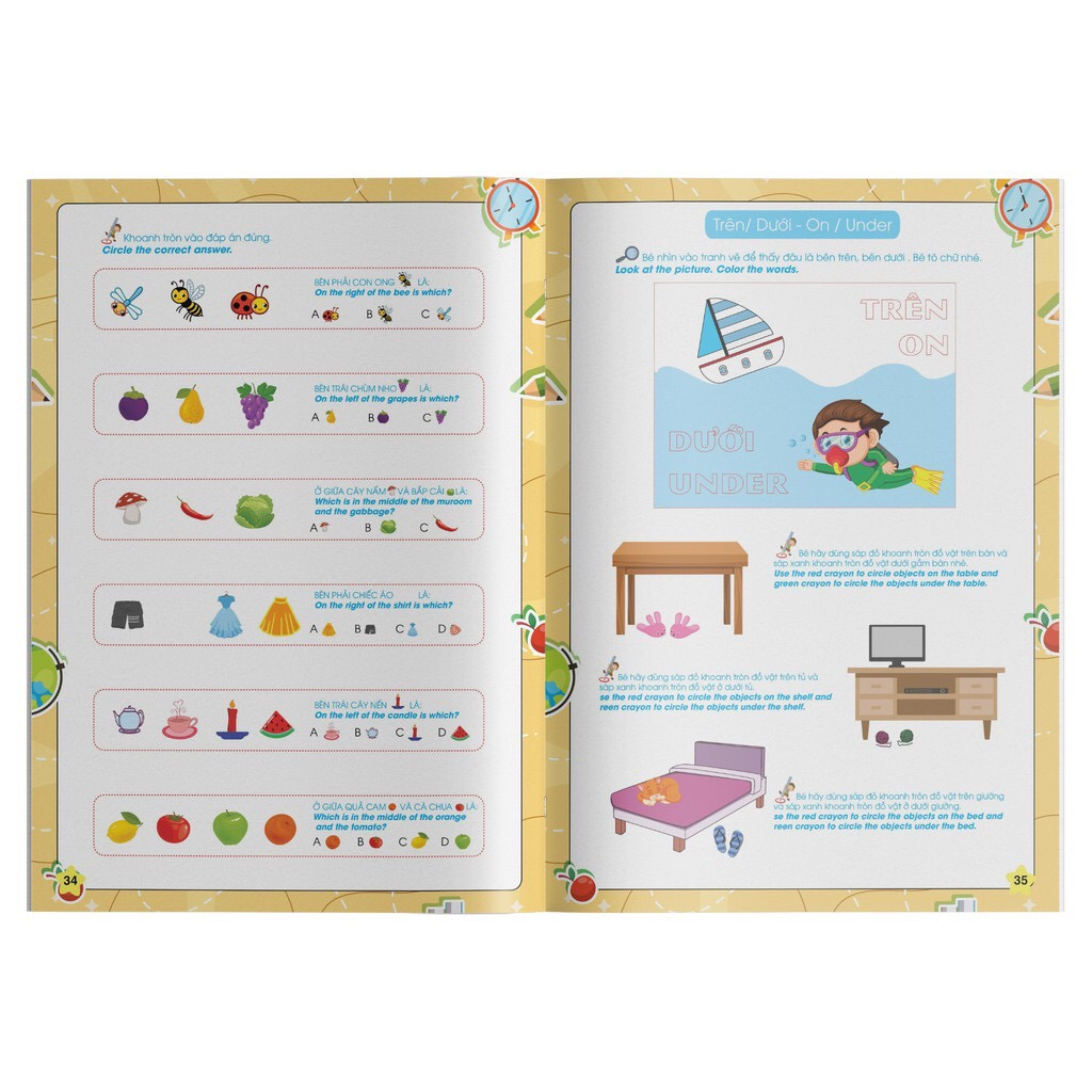 Sách Toán Tư Duy Beginning Creative Math (Cho bé từ 4-6 tuổi)