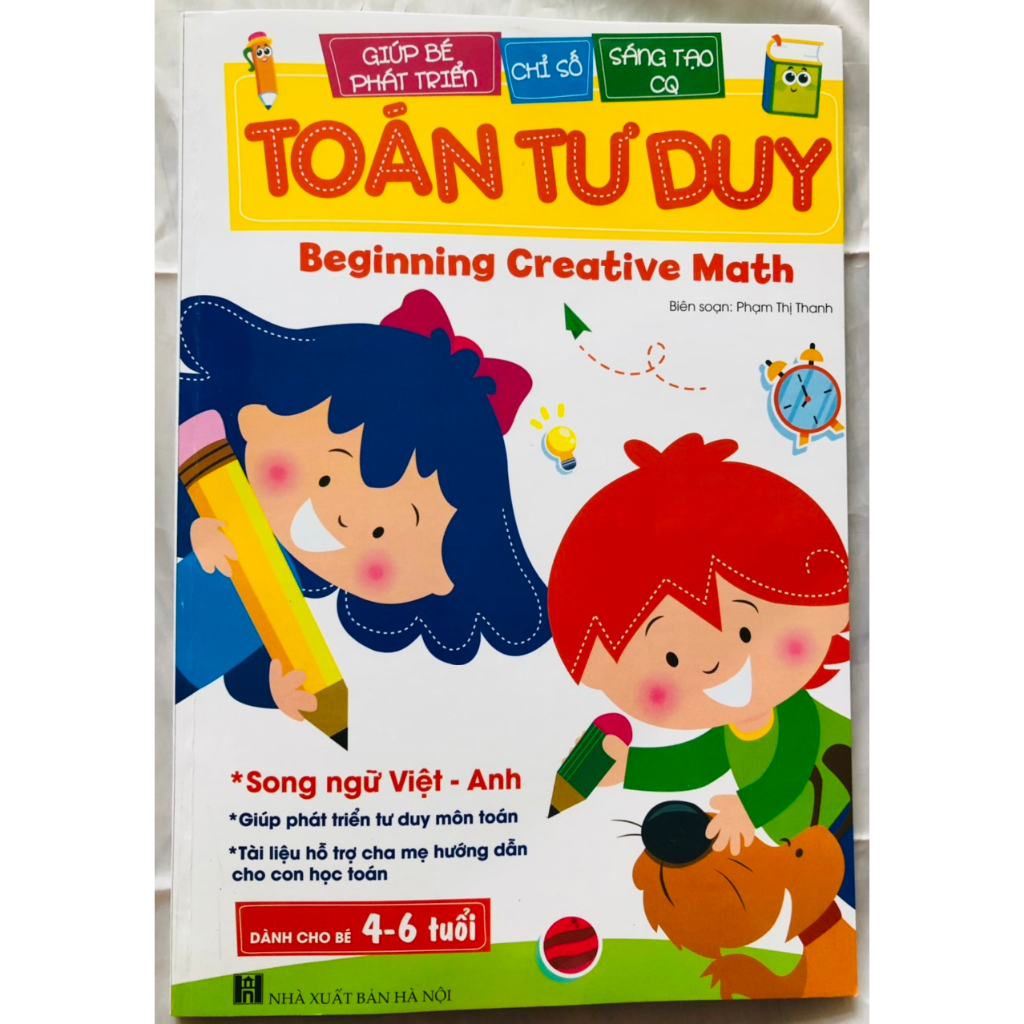 Sách Toán Tư Duy Beginning Creative Math (Cho bé từ 4-6 tuổi)