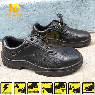 Giày bảo hộ lao động nam Kcep KS209 chống đinh chịu lực Giày bảo hộ đế thép, mũi thép, đế chống trượt