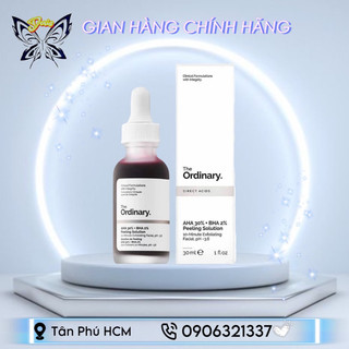 Aha 30%+ bha 2% peeling solution tẩy da chết hoá học the ordinary
