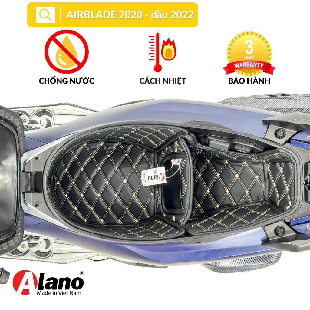 Lót Cốp Cách Nhiệt Xe Máy Alano Chuyên Dụng Cho Mẫu Xe Honda AirBlade 2020-2022 Cách Nhiệt Chống Va Đập Bảo Vệ Tài Sản
