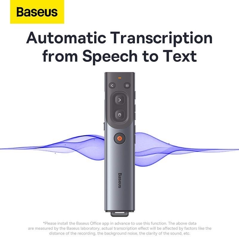 Bút Trình Chiếu Baseus Orange Dot AI Wireless Presenter – WKCD020013