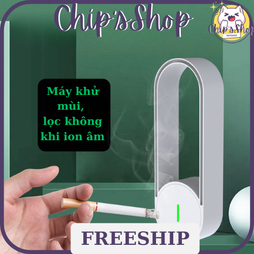 Máy lọc không khí hút khử mùi mini trong phòng/ nhà bếp hút khói đầu cắm USB petshop