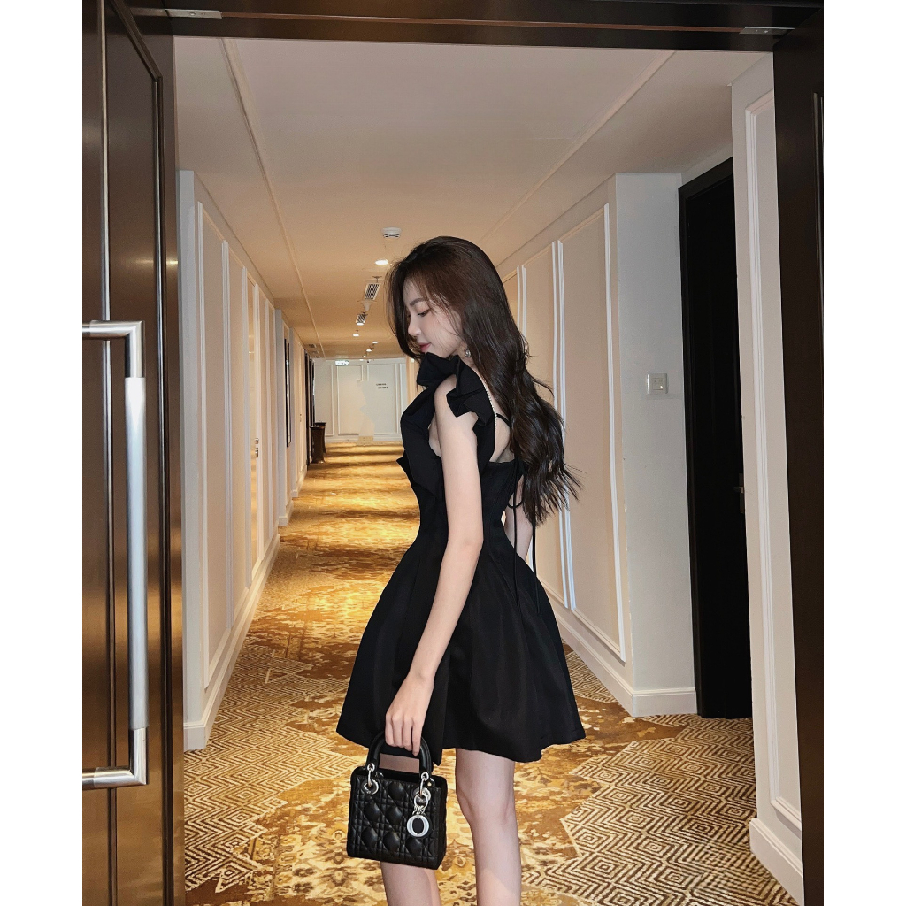 (Có BigSize) Đầm Váy Cúp Ngực Kết Đá Vai Chít Li Eo Form Xòe Siêu XInh CVA20003