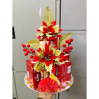 Cành đào đông rời(cành cherry đỏ)