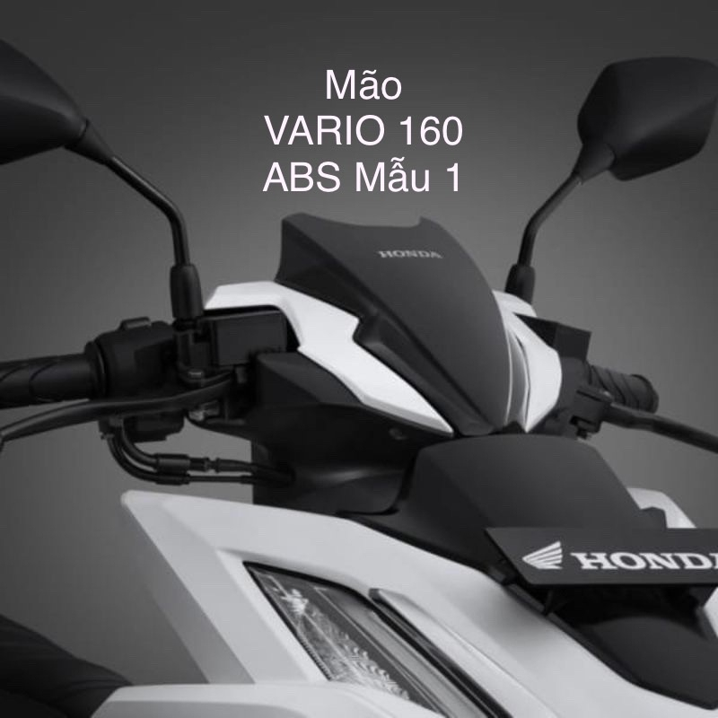 Mão Chắn Gió VARIO 160 2022-2023 Đời Mới Đen Khói
