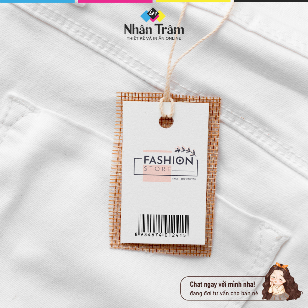 IN 1500 TAG / MÁC quần áo