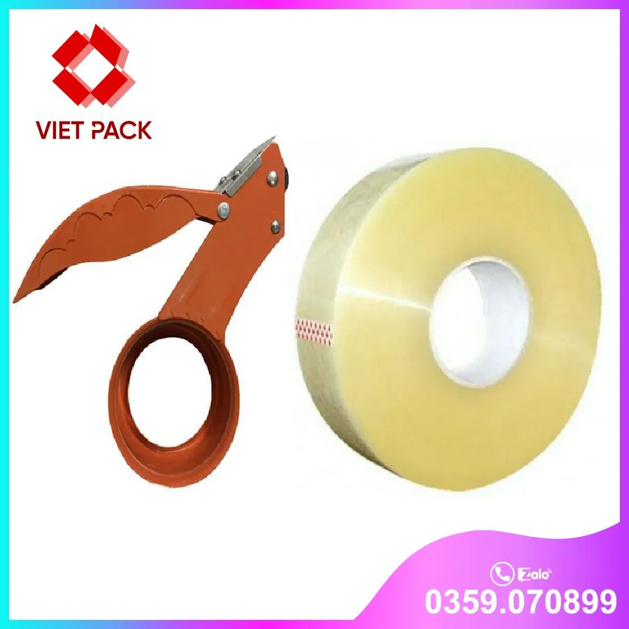 băng dính 1kg lõi nhựa siêu mỏng siêu tiết kiệm