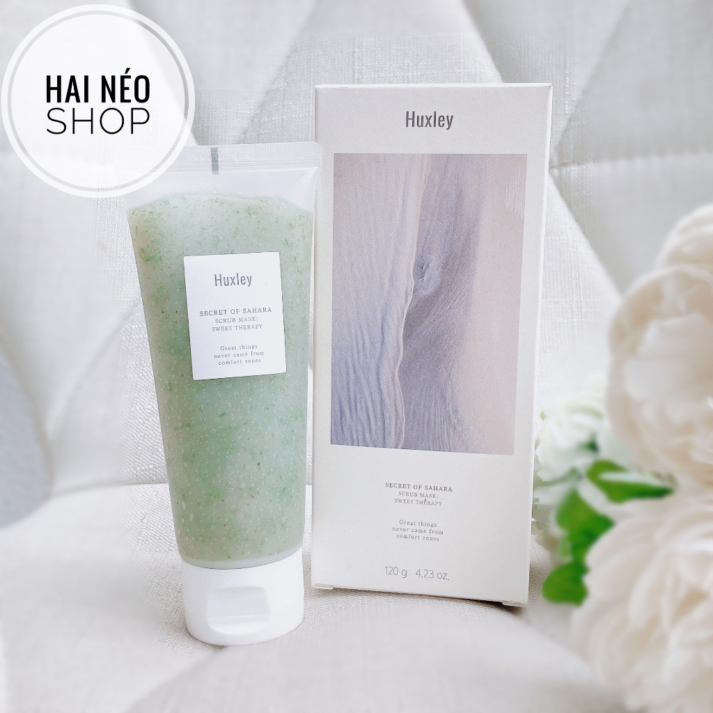 Tẩy da chết có hạt Massage xương rồng HUXLEY Scrub Mask: Sweet Therapy 120g (Hàn Quốc)