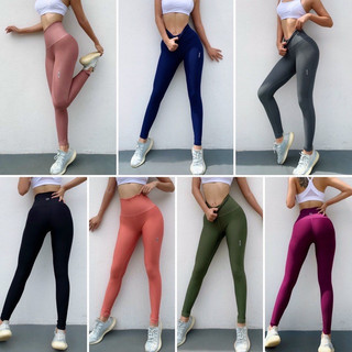 Quần Dài Tập Gym Yoga Nữ Lưng Cao Gel Bụng Q028 Vải Dệt Kim Co Giãn Tốt Loại 1