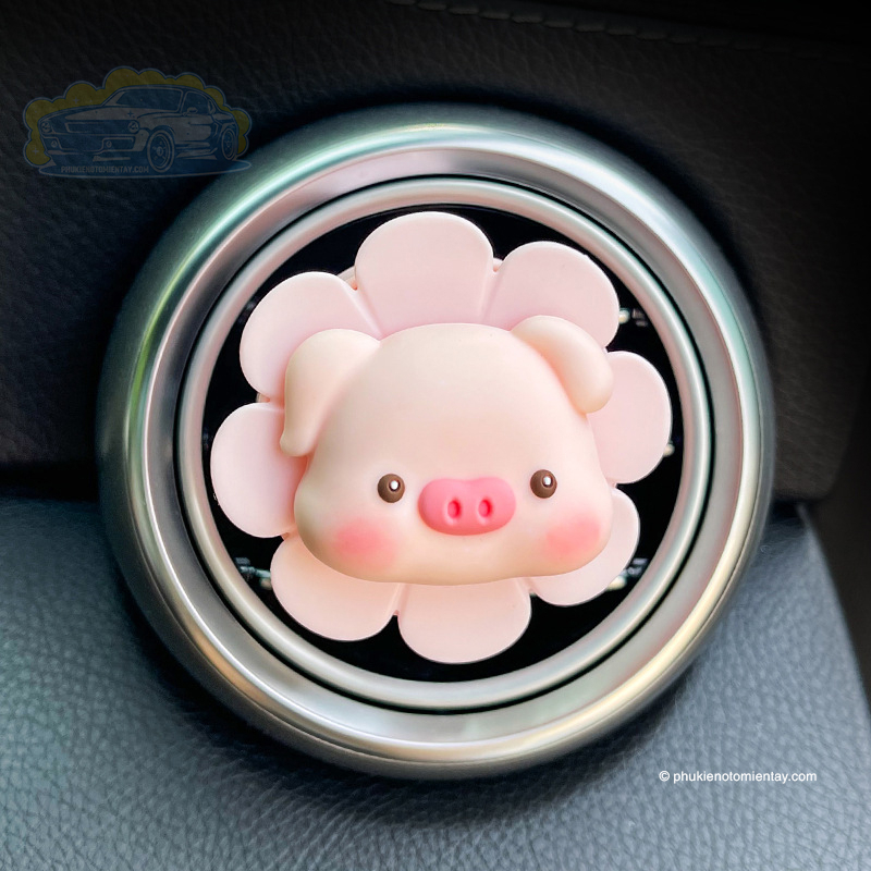 Sáp Thơm Ô Tô Hoạt Hình Dễ Thương, Trang Trí Ô tô, Khủ Mùi,Chong Chóng Xoay Khuếch Tán Hương Thơm 5