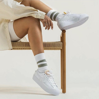 JDK STORE_Giày Sneaker Blazer Platform Full White