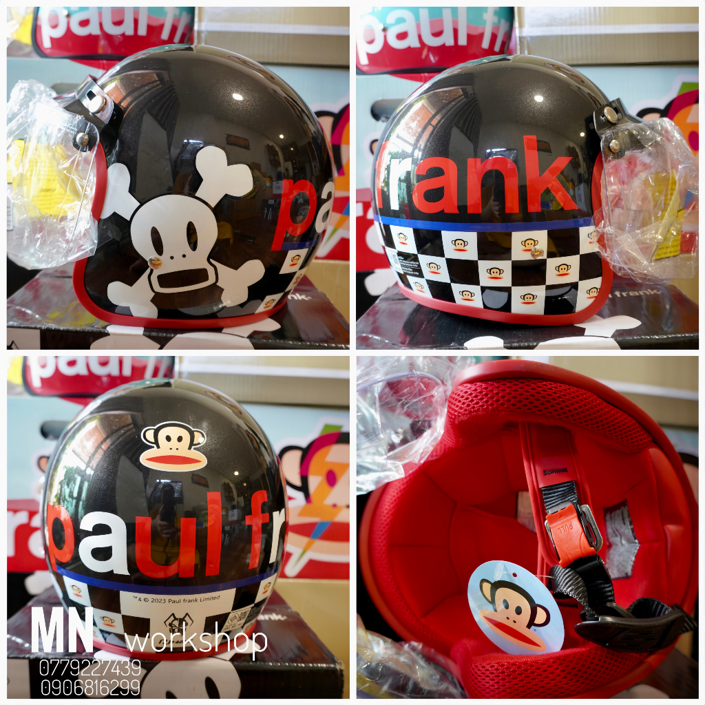 NÓN/ MŨ BẢO HIỂM 3/4 H2C PAUL FRANK THAILAND