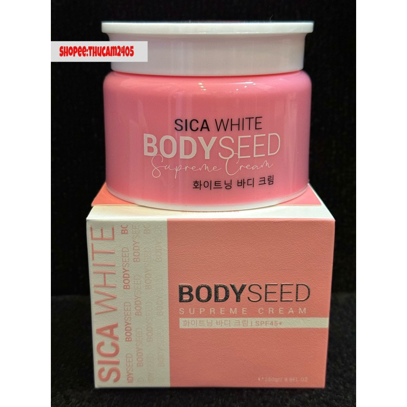 KEM BODY MẦM SICA WHITE BODY SEED Dưỡng Trắng Da Body .