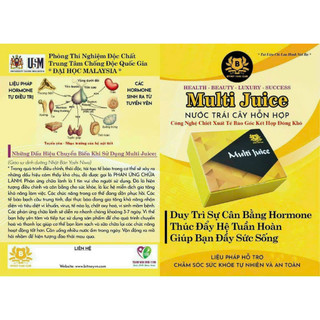 [CHÍNH HÃNG] Multi Juice 10 Gói Của Malaysia