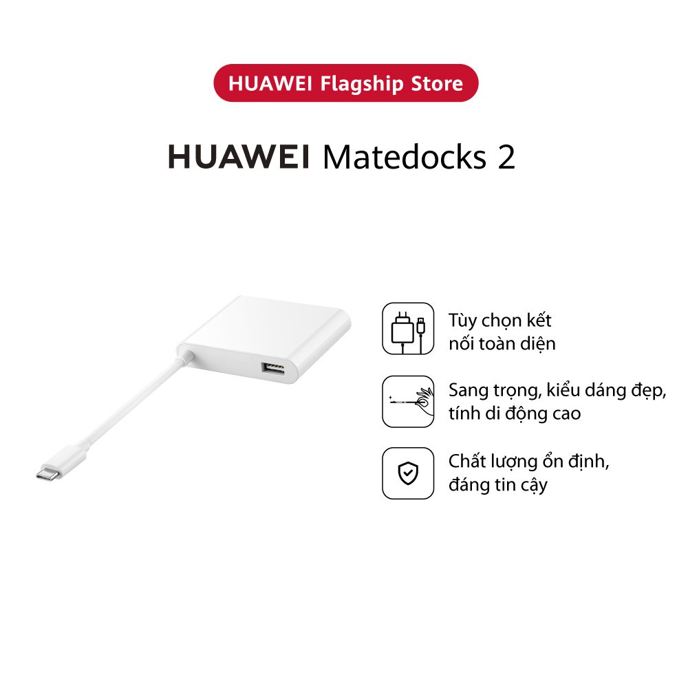 Cáp chuyển đổi HUAWEI MateDock 2 | Tùy chọn kết nối toàn diện