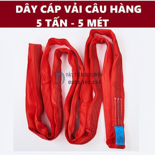 Dây cáp vải cẩu tròn 5 tấn - 5 mét