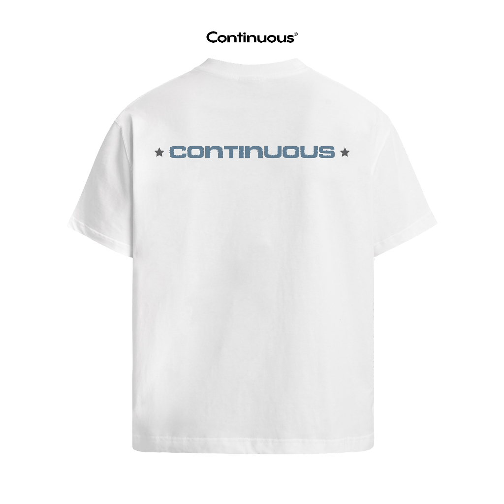 Áo thun Continuous - CTNS - STAR/ white