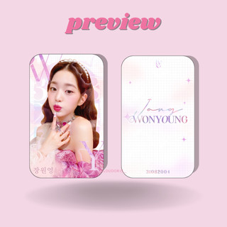 Card des bo góc Wonyoung - Cloudoris