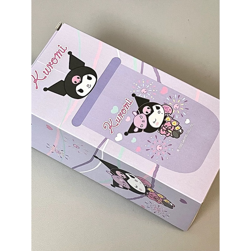 Bình / Ly giữ nhiệt Sanrio Kuromi búp bê 3D gắn trên nắp đáng yêu , dễ thương