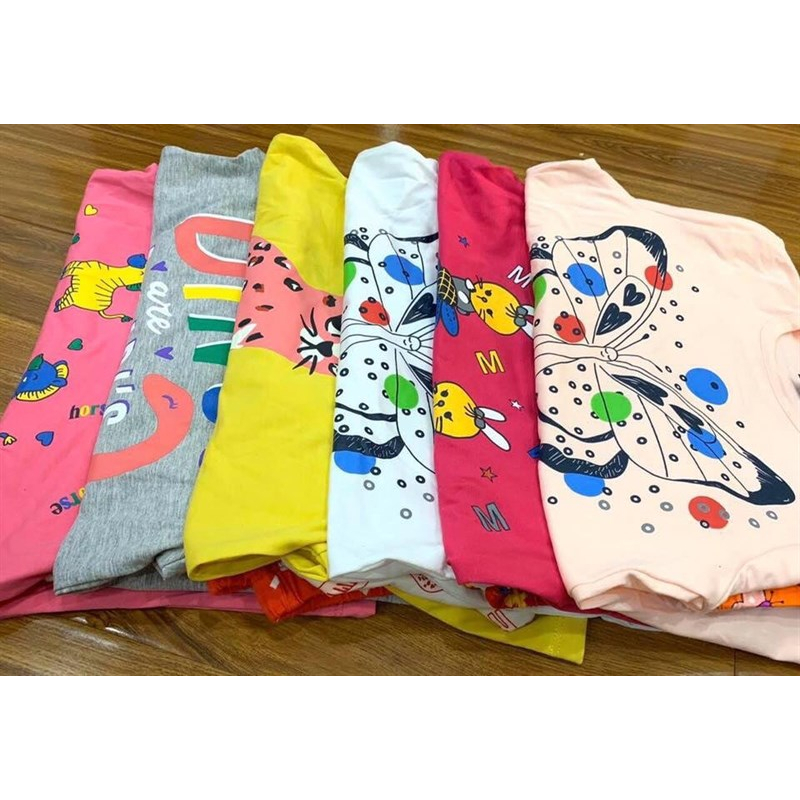 Bộ quần áo cotton dài tay G. A. P dư xịn cho bé gái - HAANH VNXK