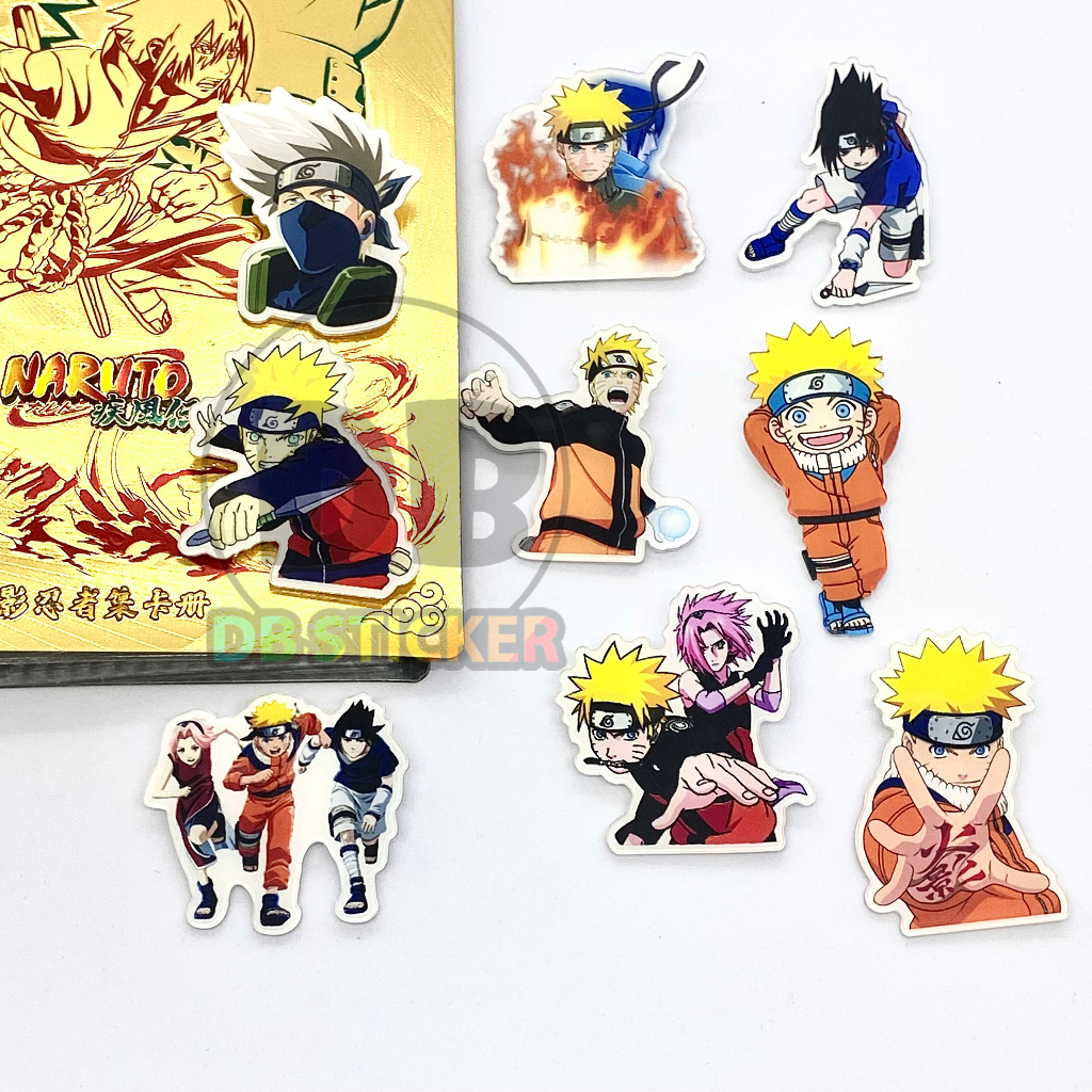 Huy Hiệu Naruto Ghim Nhựa Cài Áo Hoạt Hình Anime Manga Cá Tính - Trâm Cài Balo Pin Cài Áo đồ 1k