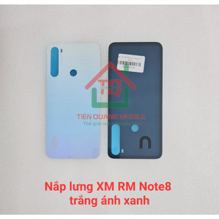 Nắp lưng Xiaomi Redmi Note 8 (Tím xanh, Tím, trắng ánh xanh, đen)