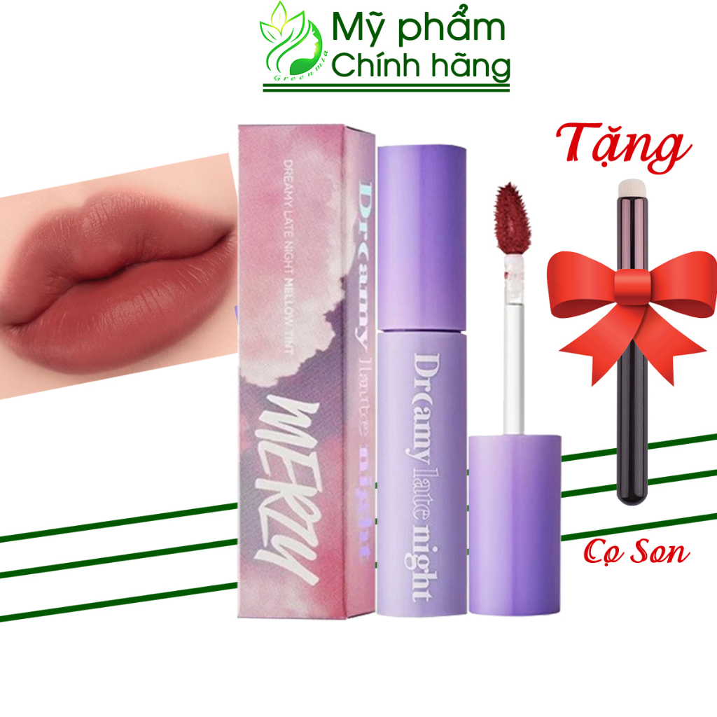 Son Kem Lì Merzy Dreamy Late Night Mellow Tint M12 Lo-Fi Indigo Hồng Đất Chính Hãng