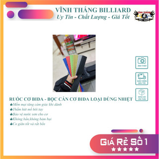 Ruốc Cơ Bida (Loại Dùng Nhiệt) - Dễ Dàng Sử Dụng - Êm Ái Chống Mồ Hôi - Mẫu Mới Nhất Vảy Rồng Siêu Đẹp (Mẫu Mới Nhất)