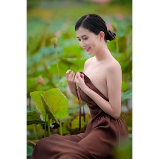 set tứ thân chụp ảnh kèm mấn