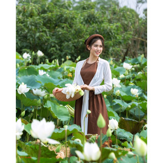 set tứ thân chụp ảnh kèm mấn