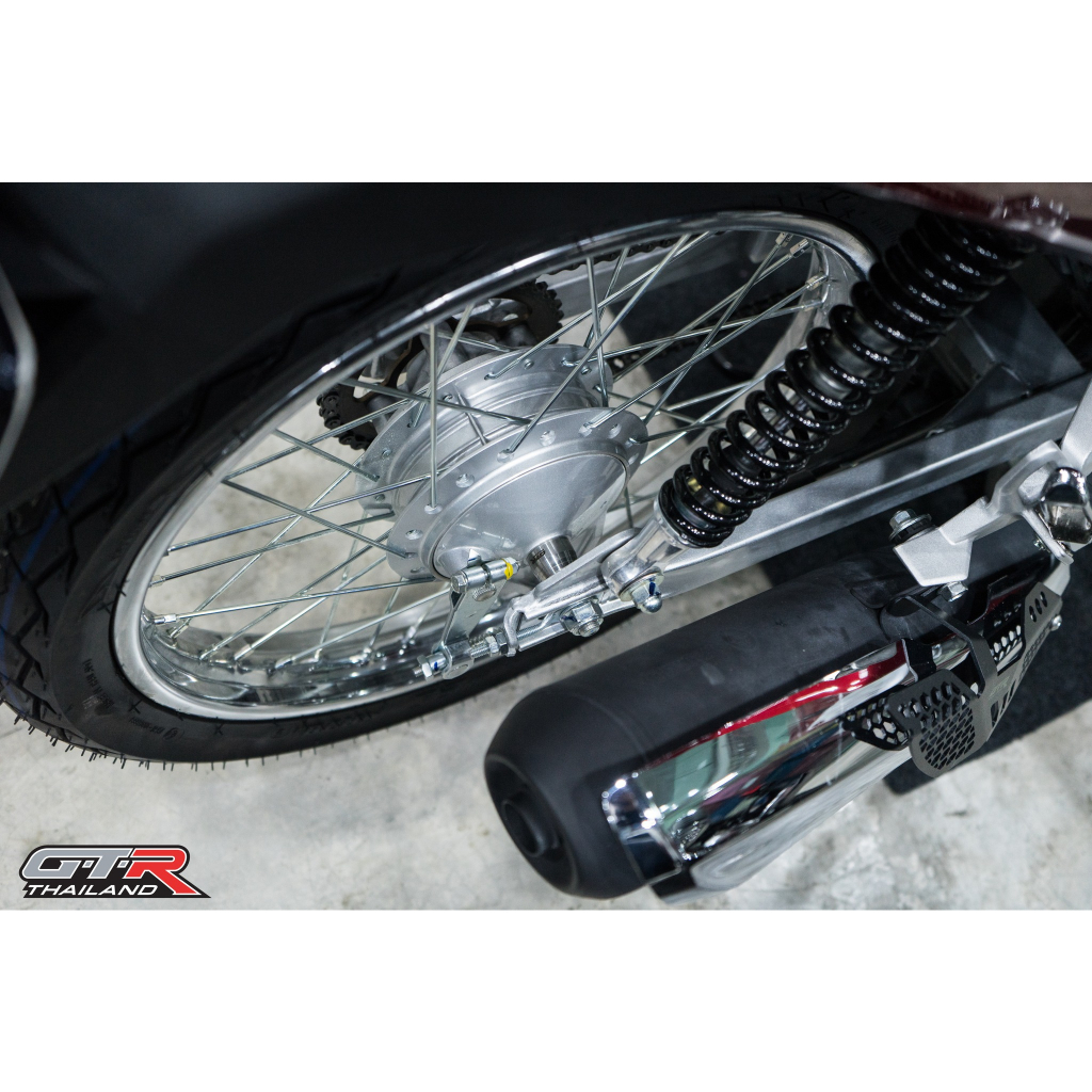 Cục canh bánh sau inox CNC GTR TH WAVE-125I