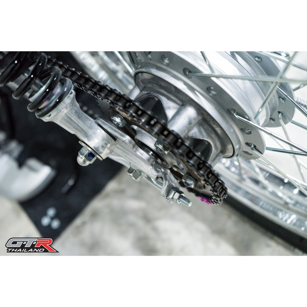 Cục canh bánh sau inox CNC GTR TH WAVE-125I