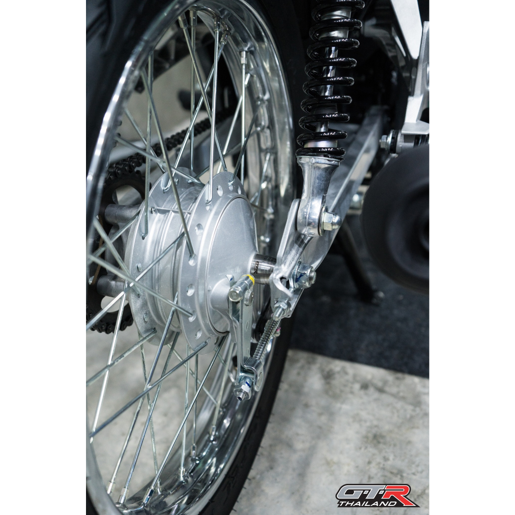 Cục canh bánh sau inox CNC GTR TH WAVE-125I