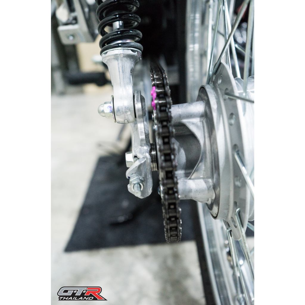 Cục canh bánh sau inox CNC GTR TH WAVE-125I