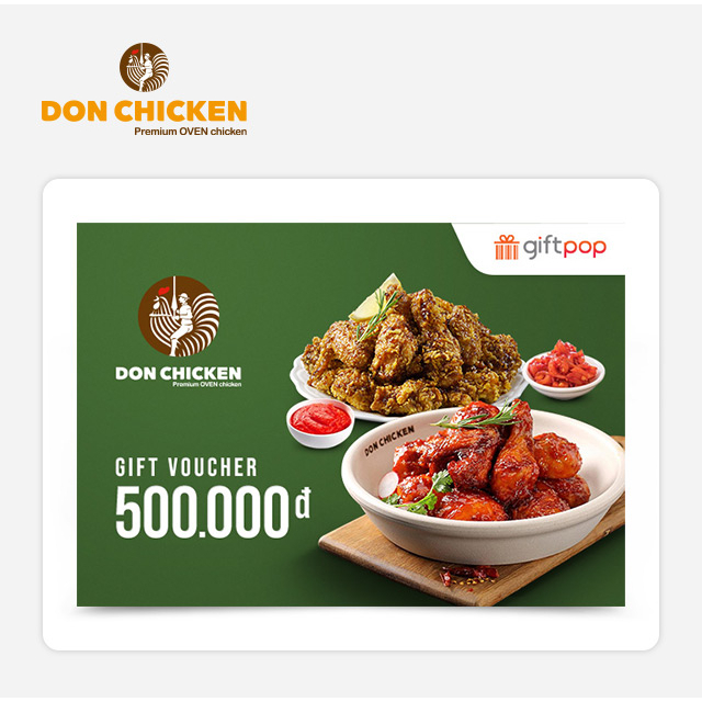 DON CHICKEN - Phiếu quà tặng 500.000 VND