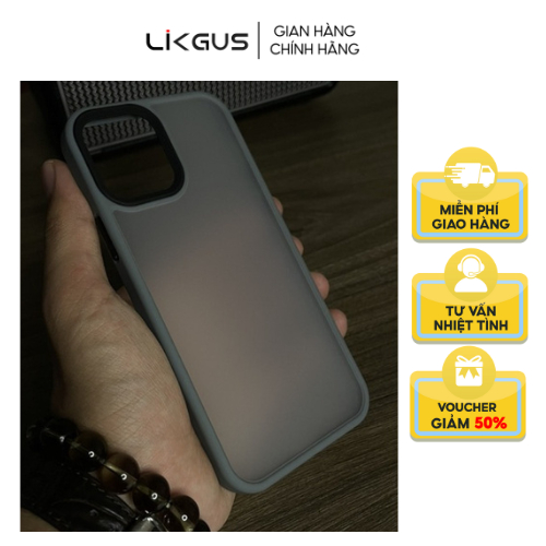 Ốp chính hãng LIKGUS U SHIELD lưng nhám iPhone Xs Max/11/12/13 Series