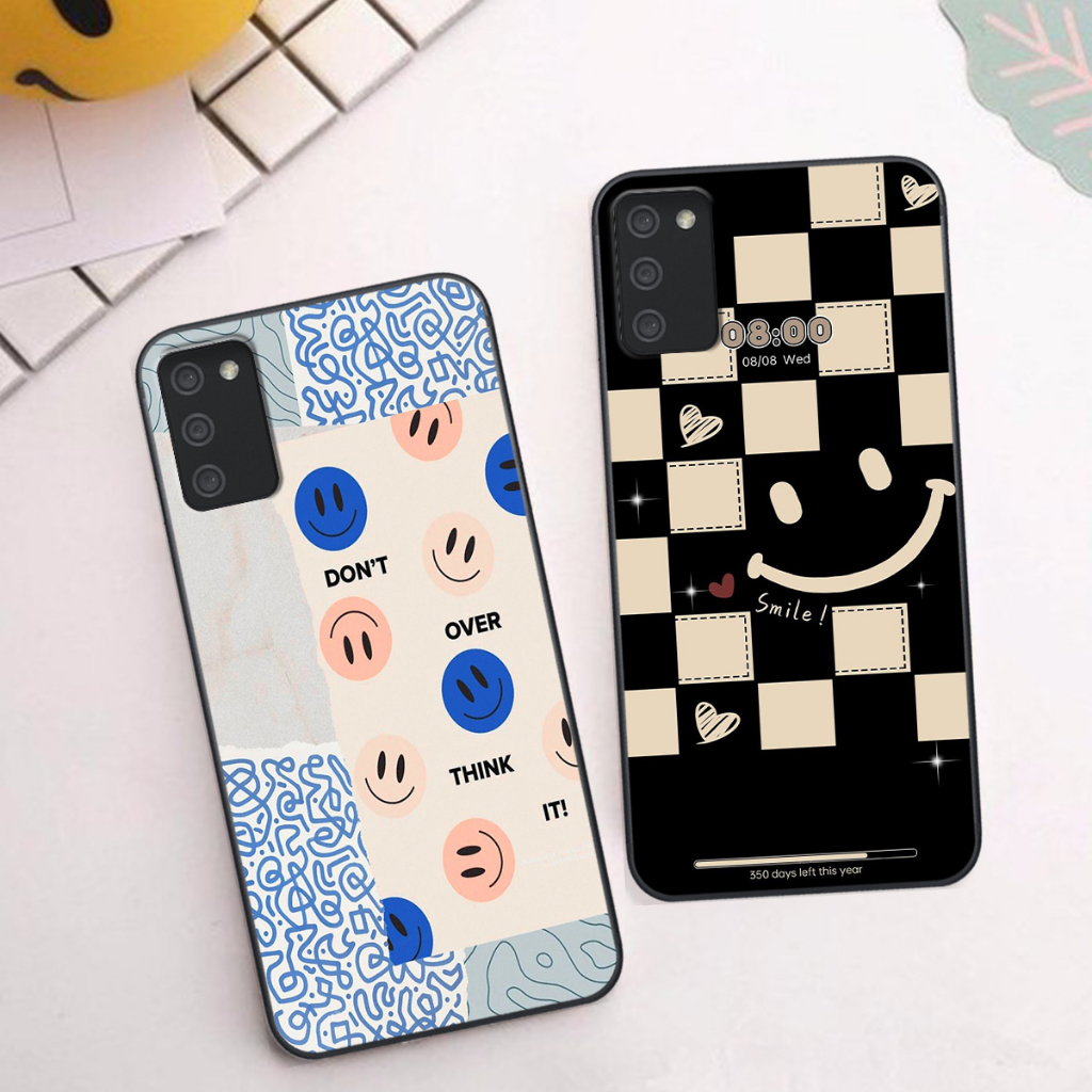 Ốp Samsung A02s / A03s hình caro đen trắng siêu xinh, cá tính