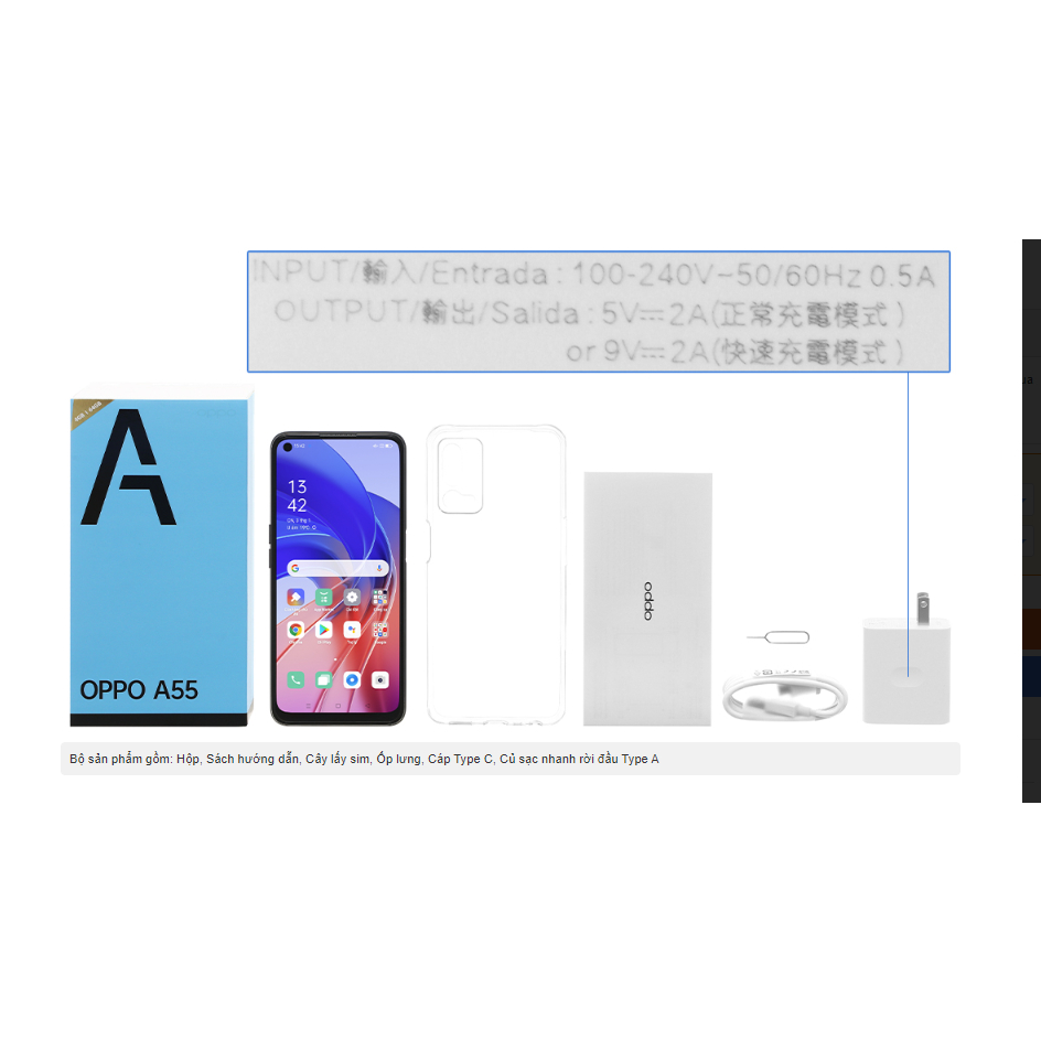 Điện thoại OPPO A55  - Hàng Chính Hãng
