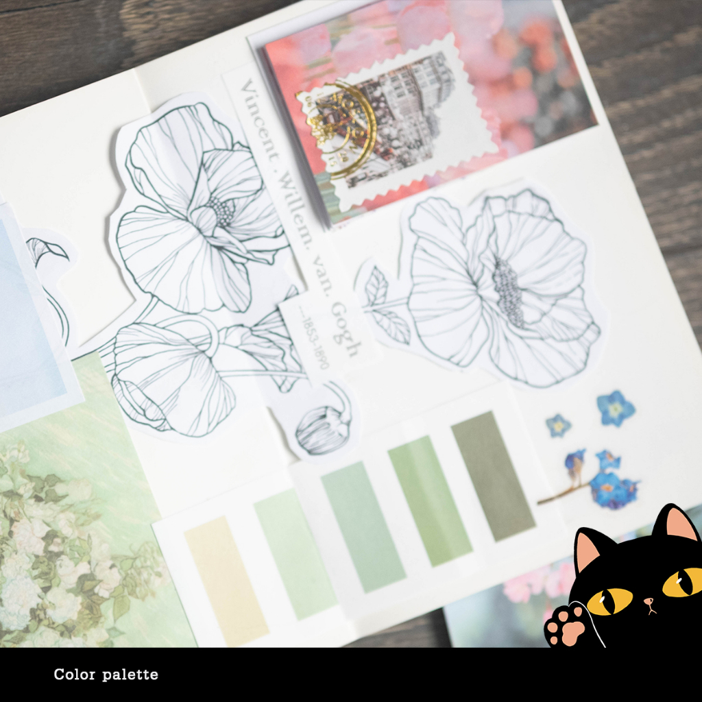 Set 48 tấm mini photocard aesthetic trang trí