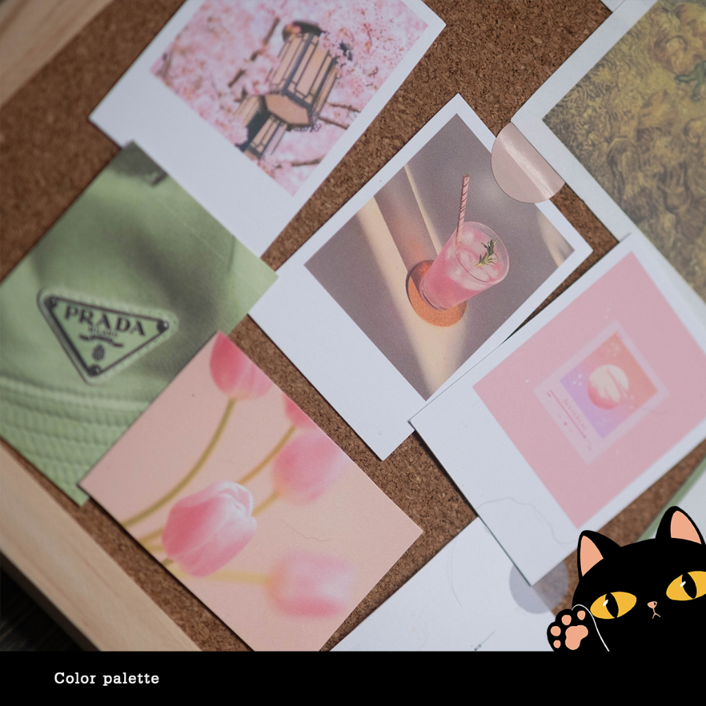 Set 48 tấm mini photocard aesthetic trang trí