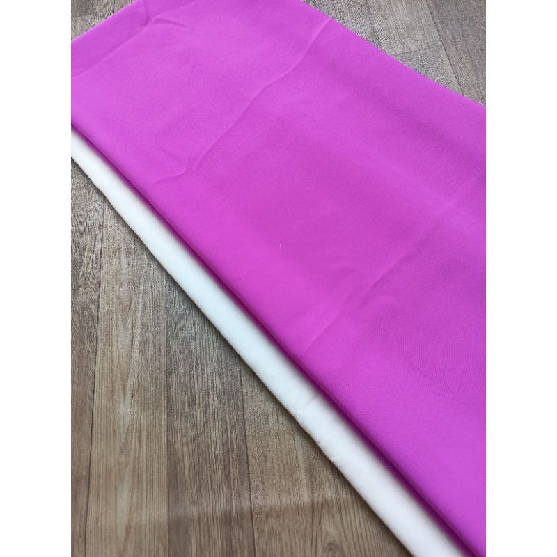 Vải may áo dài cao cấp- vải silk lụa màu hồng tím [ khổ 1m55]