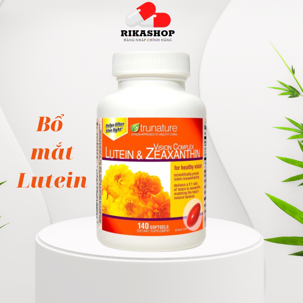Viên uống bổ mắt Lutein Zeaxanthin Lutein 140 viên của Mỹ