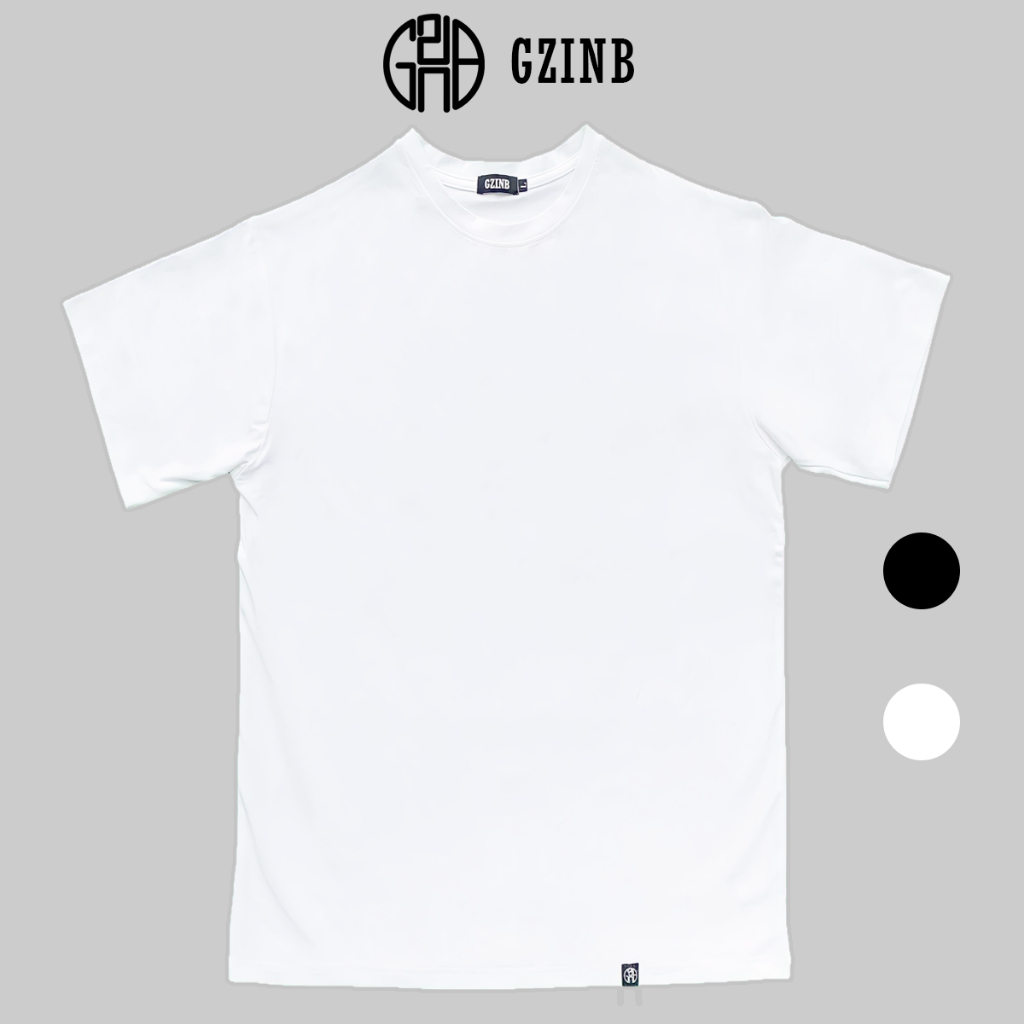 Áo thun tay lỡ GZINB - Áo thun trơn form rộng dành cho nam nữ GATT01ĐM - 100% cotton thấm hút mồ hôi tốt
