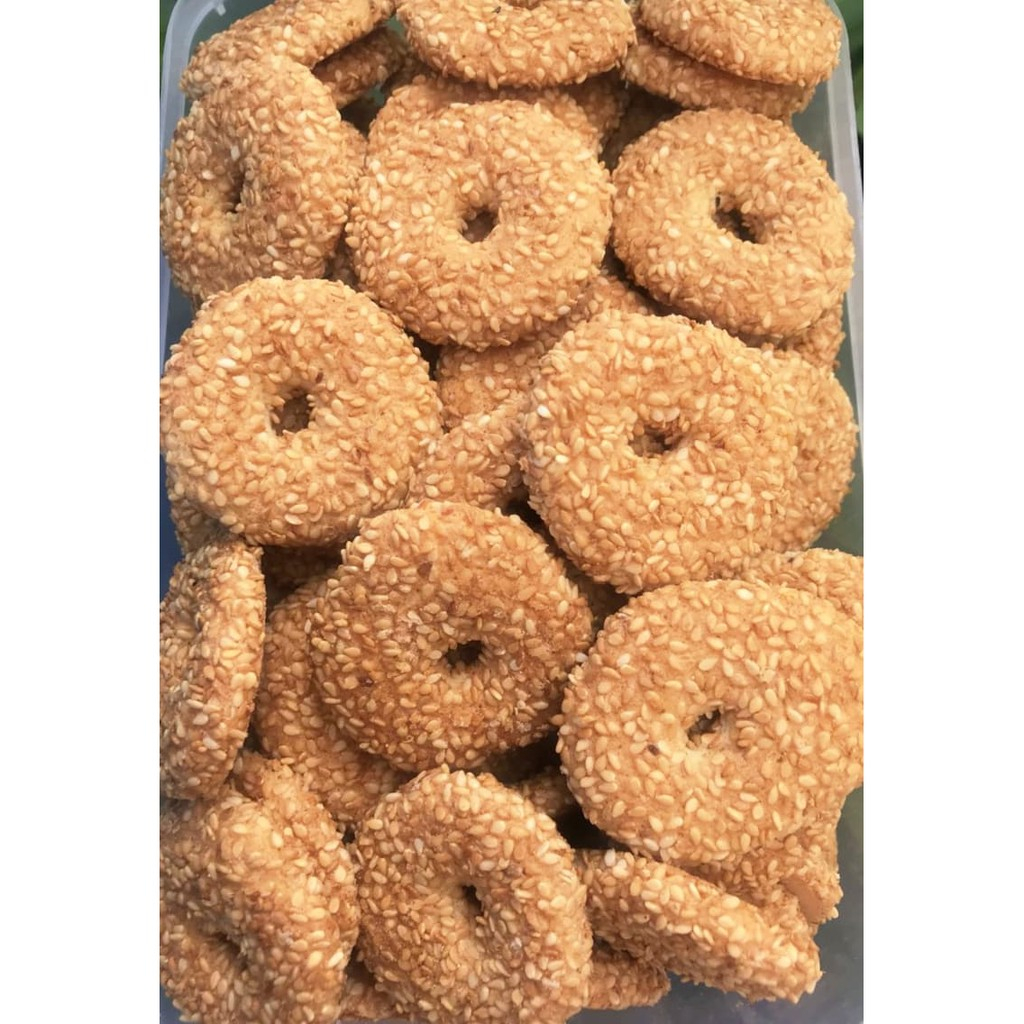 Bánh vòng mè- Đồ ăn vặt tuổi thơ